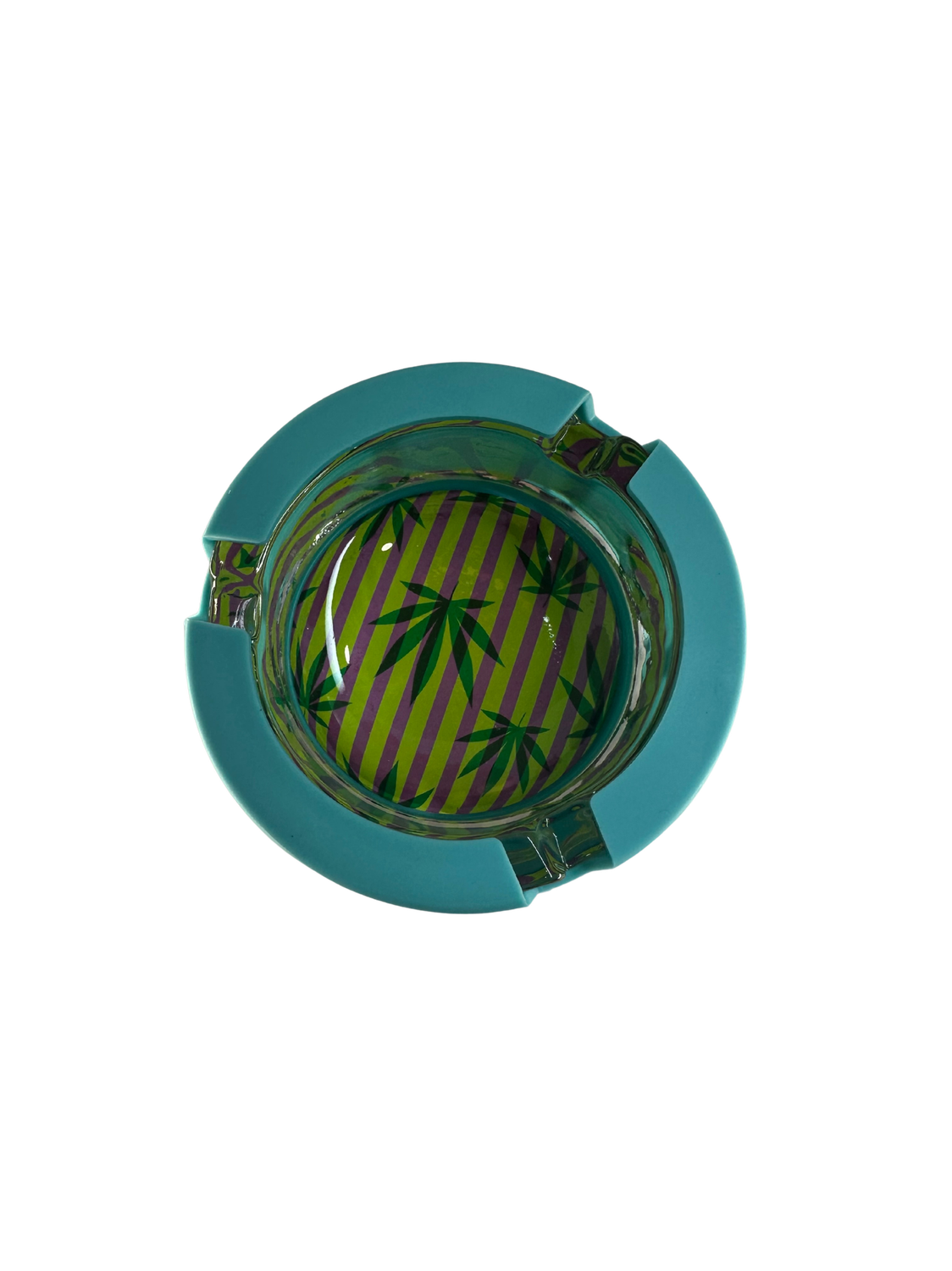 3&quot; Ugly House Ashtray Silicone &amp; Glass - I Feel Good
