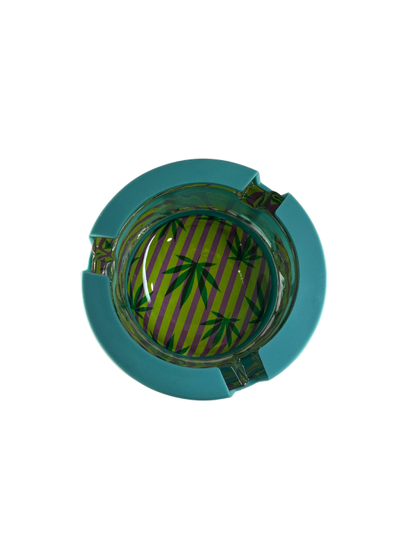 3&quot; Ugly House Ashtray Silicone &amp; Glass - I Feel Good