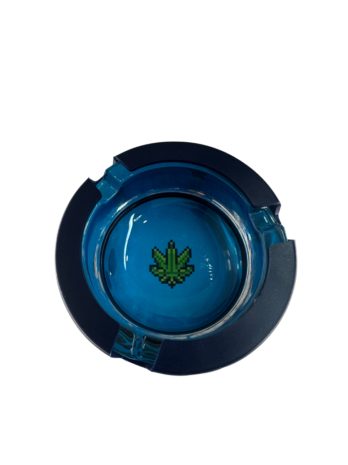 3&quot; Ugly House Ashtray Silicone &amp; Glass - High Over