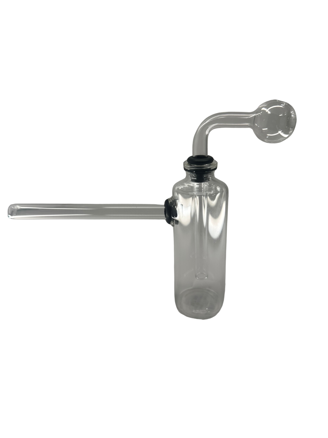 4&quot; Small Clear Glass Bottle Oil Burner Bubbler Rig
