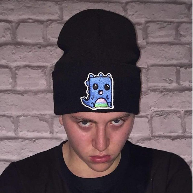 &#39;BENASURUS REX LOGO&#39; BEANIE