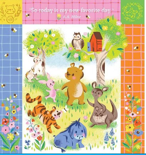 Riley Blake Designs 100 Aker Woods P15177 Panel