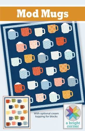 Mod Mugs Quilt Pattern AKBC347