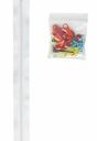 ByAnnie Zipper 4 yards #4.5 Zipper Chain 16 Multicolor Pulls ZIPYD100MUL