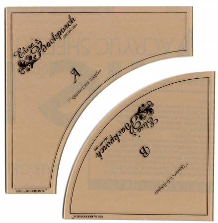 Backporch Designs 7in Crazy Curves Acrylic Template EBD04