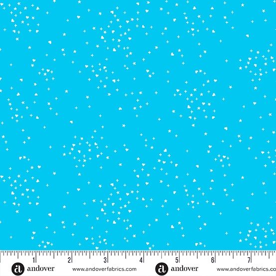 Andover Fabrics Heart Stars A 1091 T