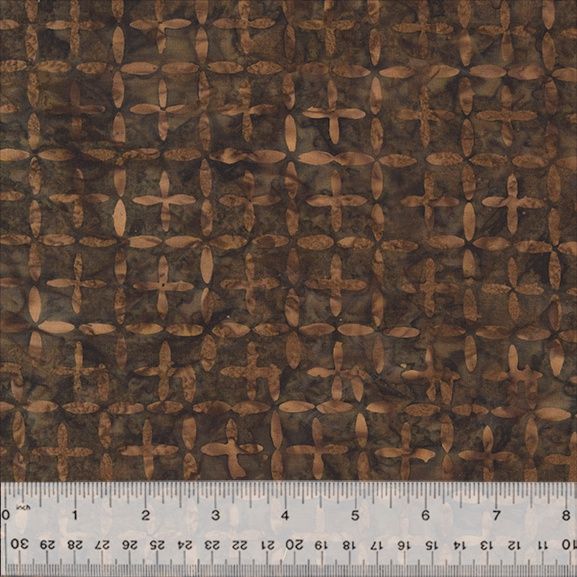 Anthology Fabrics QE7 Splendor 442Q-7 Chocolate