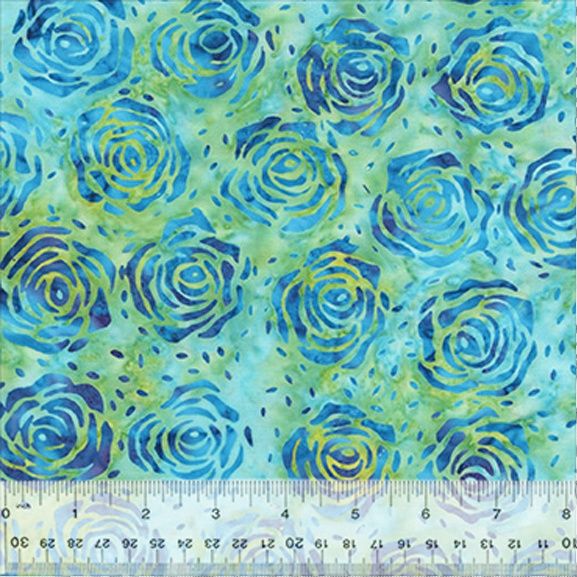 Anthology Fabrics QE7 Splendor 446Q-3 Aquamarine