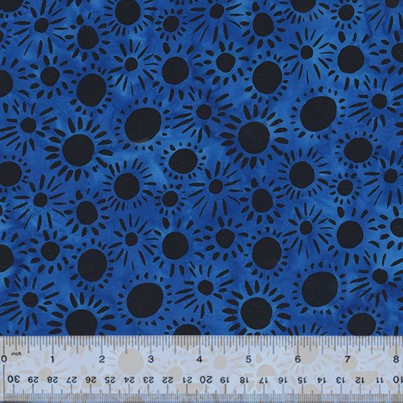 Anthology Fabrics Indigo Batiks Vol. 2 883Q-6 Black
