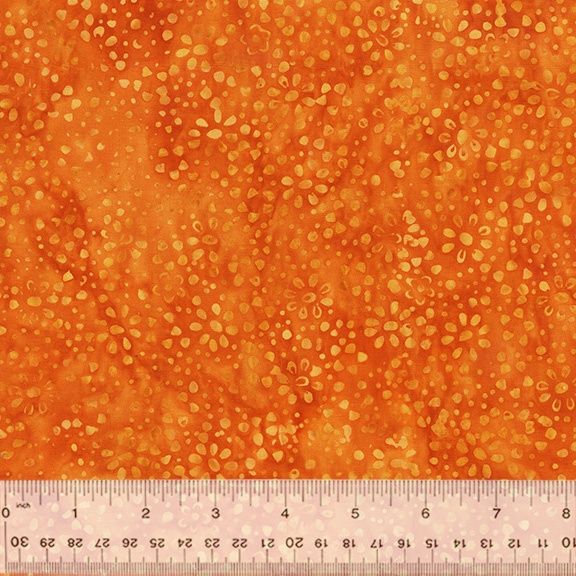 Anthology Fabrics JDJ-Daisy Dots 878Q-2 Dutch Orange