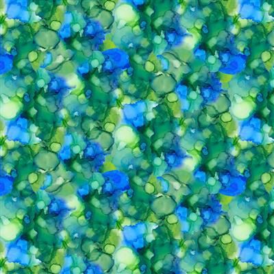 Clothworks Alcohol Inks Y4071-21 Green