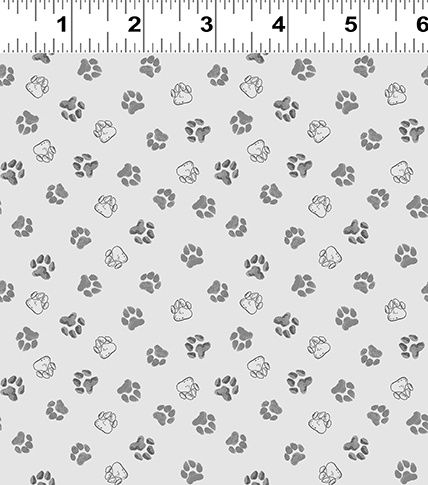 Clothworks A Day in the Park Y3879 116 Mist Gray