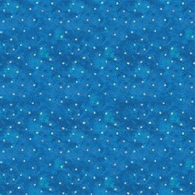 Clothworks Fantasticats Digital Y4347-90 Blue