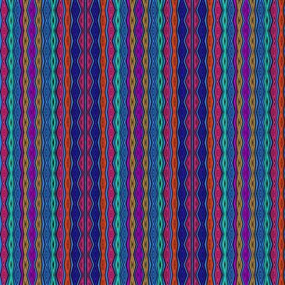 Clothworks Fantasticats Digital Y4345-90 Blue