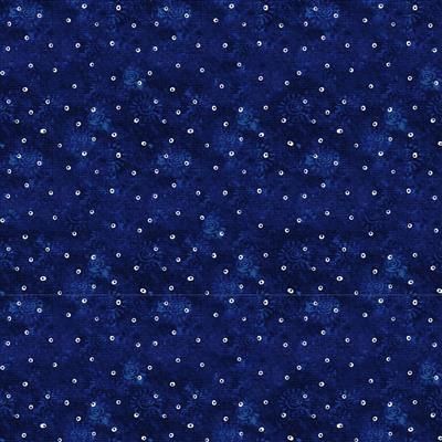 Clothworks Fantasticats Digital Y4347-92 Dark Royal Blue