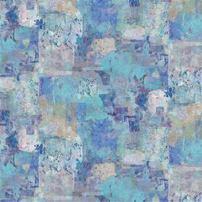 Clothworks Painter's Joy Digital Y4401-90 Blue