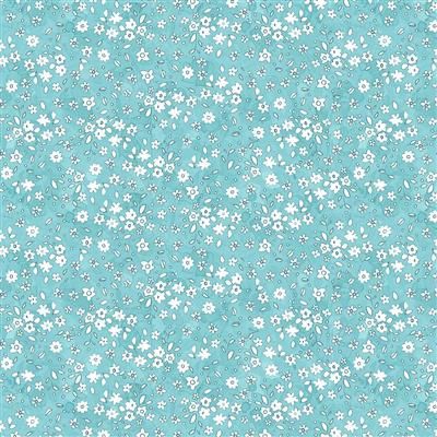 Clothworks Garden Fresh Y4260-33 Aqua