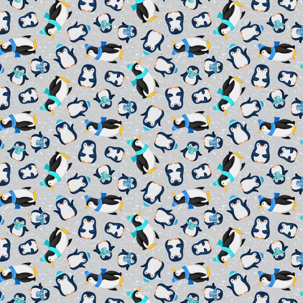 Clothworks Snow Drift Digital Snowflakes Y4202-5