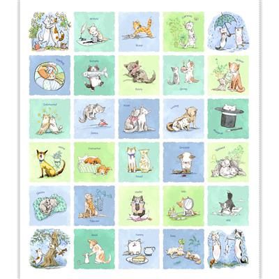 Clothworks What Friends Are For Panel Y4268-55 Multi Color