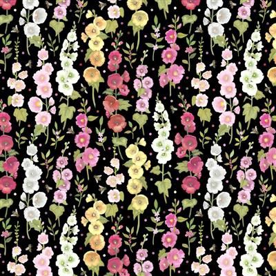 Clothworks Simple Life Digital Y4331-3 Black