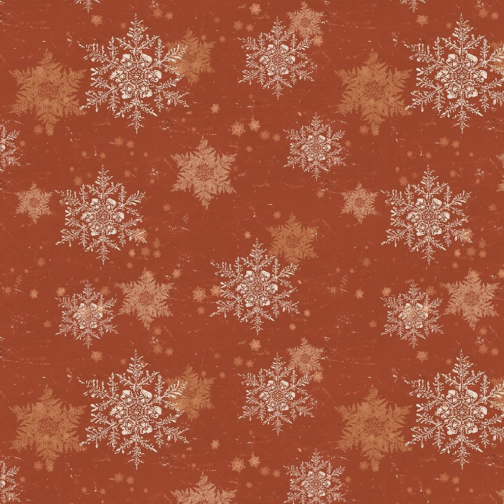 Clothworks Snow Mountain Y4209-72 Dark Rust