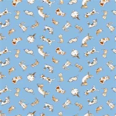 Clothworks What Friends Are For Y4272-90 Blue