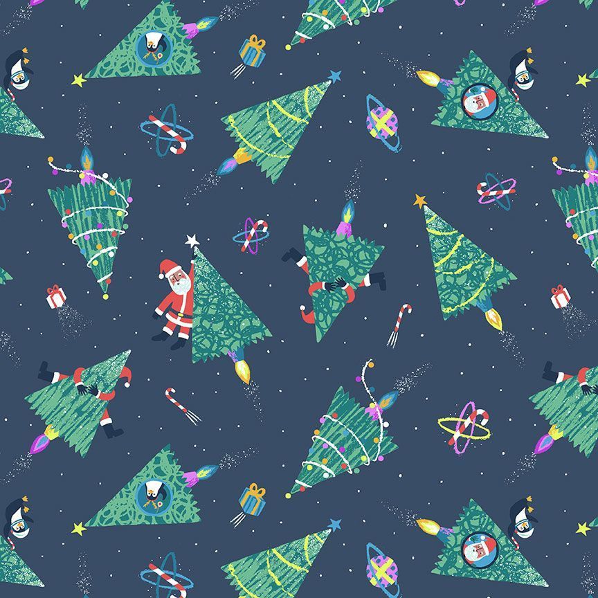 Dear Stella Don&#39;t Claus a Scene Stella-D3199 Navy