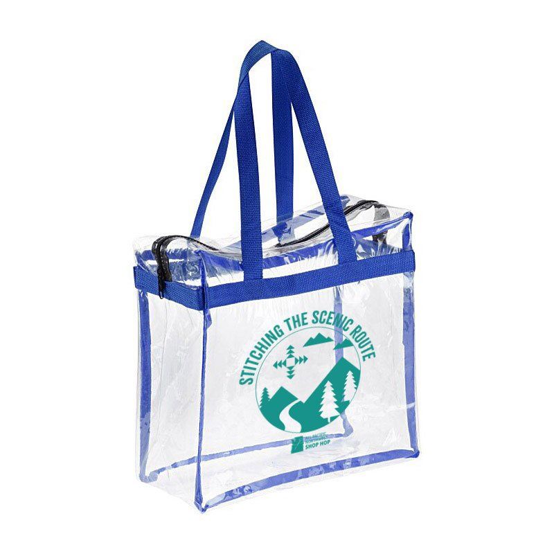 All PNW Shop Hop Clear Zip Tote