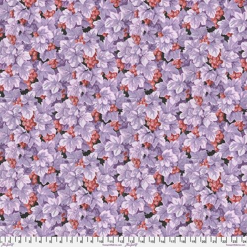 FreeSpirit Fabrics Cottage Garden by Snow Leopard Designs PWSL133 Purple