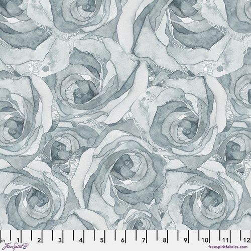 FreeSpirit Fabrics Brushstrokes PWSR081.Silverblue