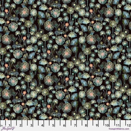 FreeSpirit Fabrics L&#39;Heure Bleue PWES032.Black