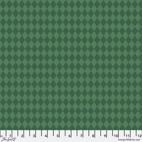 FreeSpirit Fabrics Nation of Flowers PWMN058.Darkgreen
