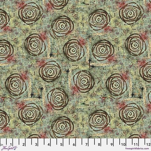 FreeSpirit Fabrics Live Out Loud PWSE023.Tortoise