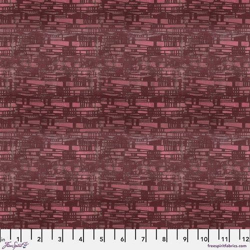FreeSpirit Fabrics Live Out Loud PWSE027.Burgundy