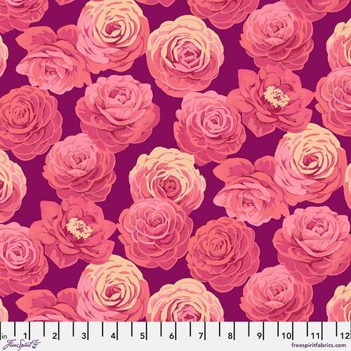 FreeSpirit Fabrics Nation of Flowers PWMN056.Pink