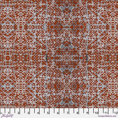 FreeSpirit Fabrics Rust &amp; Bloom by Sarah Sczepanski Artextiles Climbing Amber - Amber PWSS024.AMBER