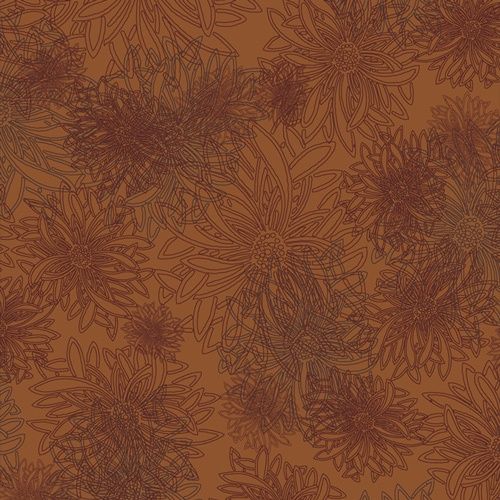 Art Gallery Fabrics Floral Elements FE-503 Russet Orange