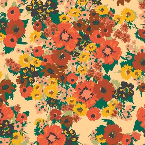Art Gallery Fabrics Hazelwood Wild Flora HZW62310 Sunlight