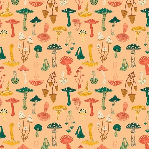 Art Gallery Fabrics Hazelwood Underwood Sprouts HZW62313 Glow