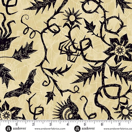 Andover Fabrics Nevermore 1076 L