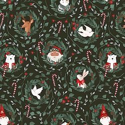 Blank Quilting Glad Tidings We Bring B 3363 69 Dark Green