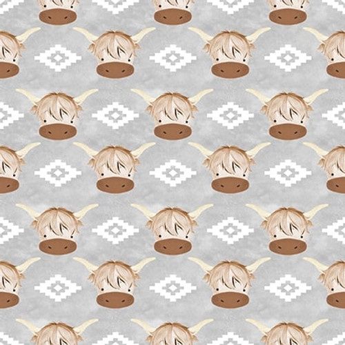 Blank Quilting Western Boho Baby 3584-90 Grey