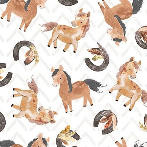 Blank Quilting Western Boho Baby 3587-01 White