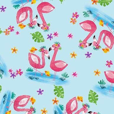Blank Quilting Zoo Crew B-3867-11 Soft Blue