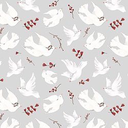 Blank Quilting Glad Tidings We Bring B 3361 90 Light Grey