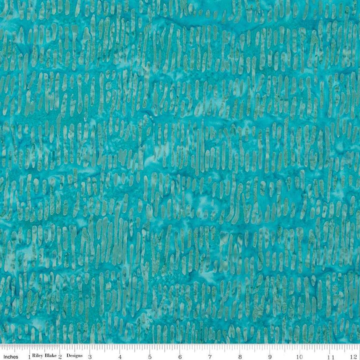 Riley Blake Designs Expressions Batiks Bayou Blues BTHH1233 Belize