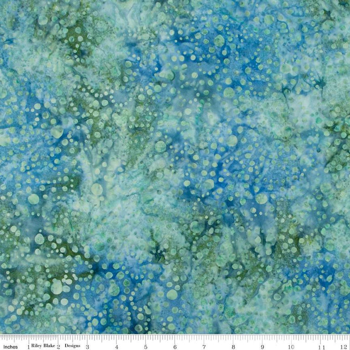 Riley Blake Designs Expressions Batiks Bayou Blues BTHH1234