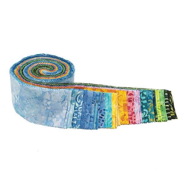 Riley Blake Designs Expressions Batiks April Showers Rolie Polie RP AS 40