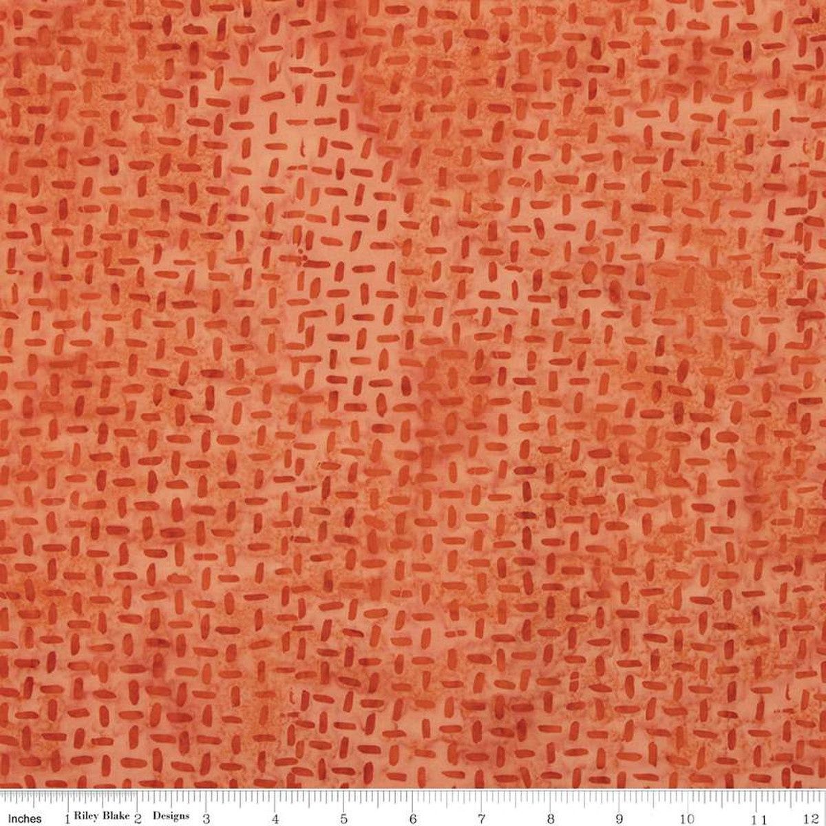 Riley Blake Designs Expressions Batiks That Summer Feelin&#39; BTHH1203 Orange Fizz