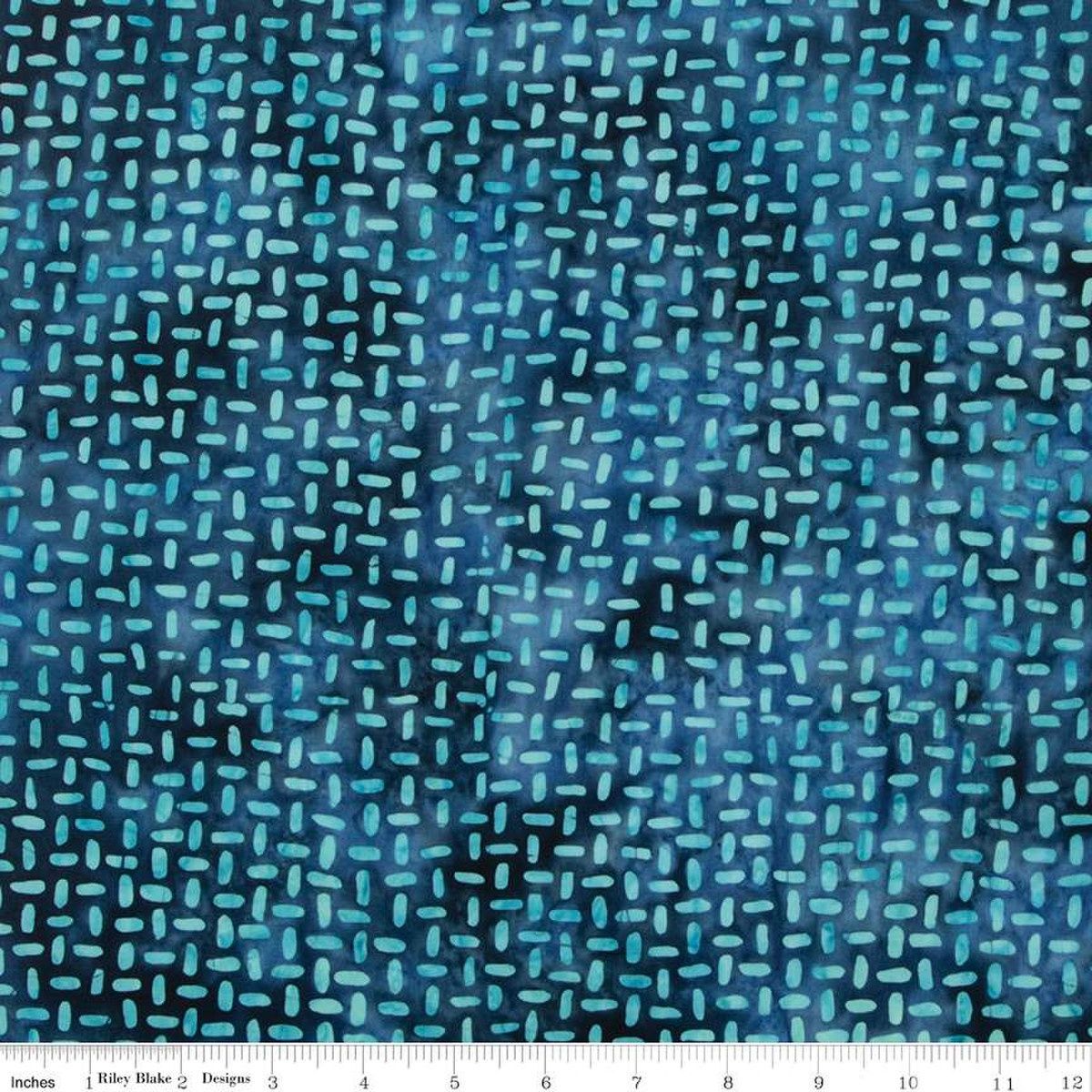 Riley Blake Designs Expressions Batiks That Summer Feelin&#39; BTHH1219 Deep End